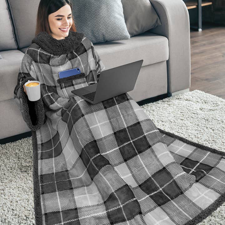 Pavilia - Vendita all'ingrosso Plaid - Coperta con maniche - Tasca applicata139