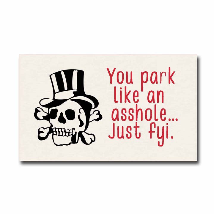 ChicalooKate - Wholesale Stationery/Notecard Set - Parking Tickets Mini Cards2