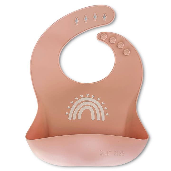 Silicone bib / Pink for wholesale by Billy Bibs