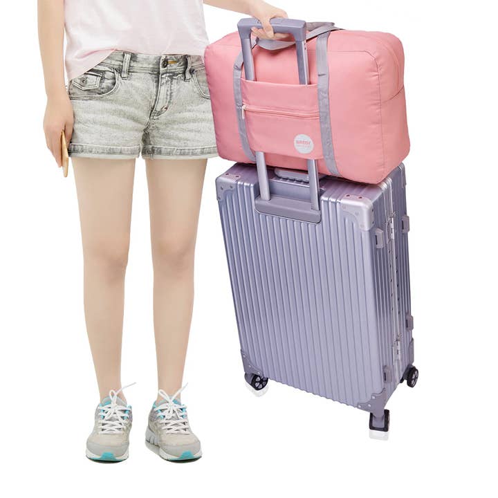 wandf - Wholesale Luggage - Foldable Duffel Luggage Bags Weekender Bag Set (2 Pieces)15