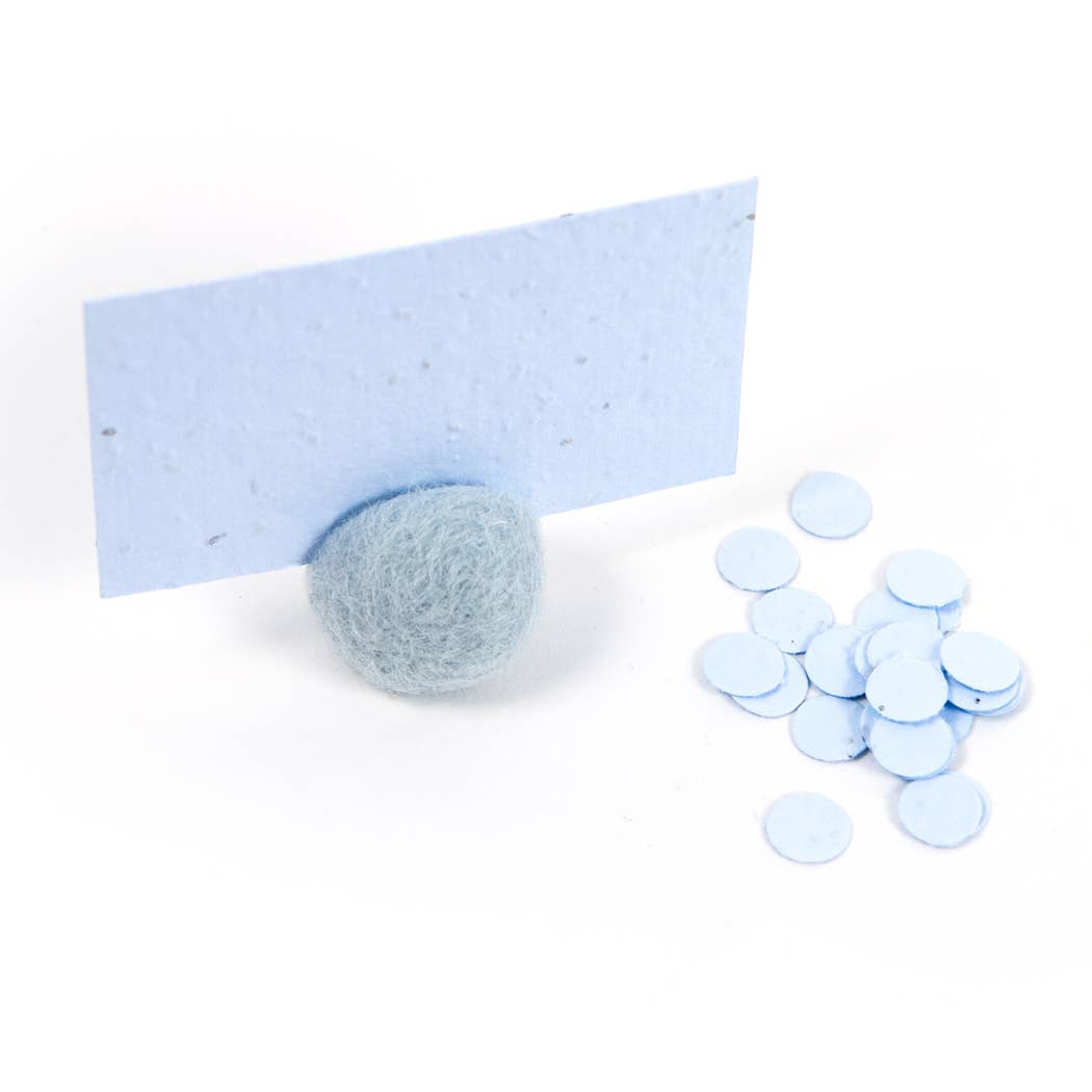 Studio 82° - Wholesale Place Card / Place Holder - Wildflower Seed Card - Frost White12