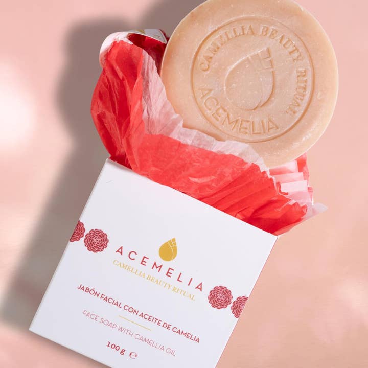 ACEMELIA - Wholesale Facial Cleanser - Facial Soap with Camellia Oil - 100g3