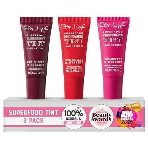 Superfood Tints Trio, Elderberry, Red Radish & Sweet Potato for wholesale by Dr.Lipp