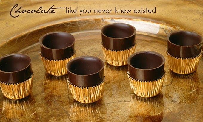 Astor Chocolate Corp. - Wholesale Chocolate - Vegan Certified Parve Chocolate Liquor & Dessert Shot Cups 60 pcs1