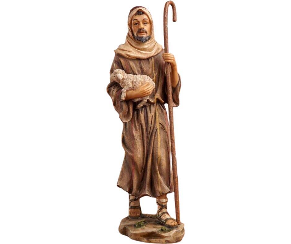 Three Kings Gifts - Wholesale Christmas decoration - Shepherds & Angel 10" Set2