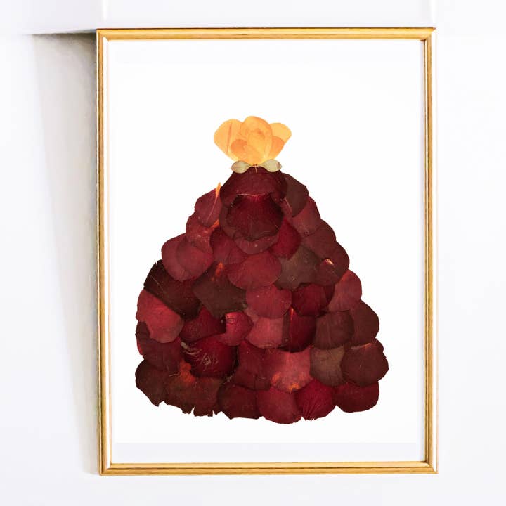 Petali di Grazia – Stampa d'Arte di Moda Botanica per la vendita all'ingrosso da parte di Mon Petit Chou Art and Design