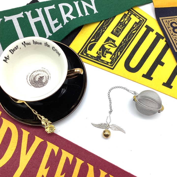 All Little Cute Things - Venta al por mayor Colador/infusor - Infusor de bolas de té Harry Potter Golden Snitch, juego de Quidditch