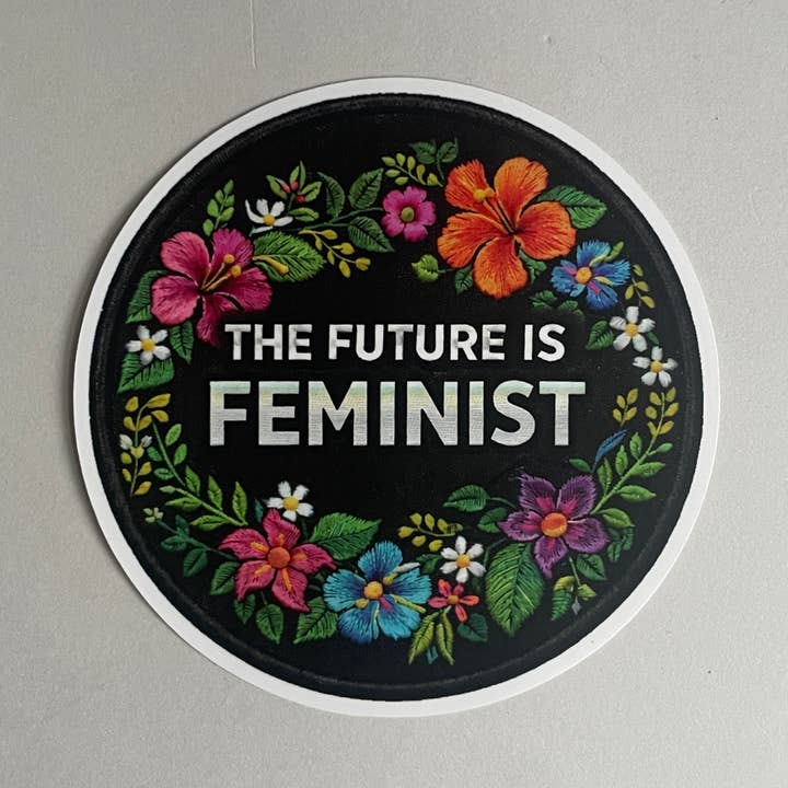 De toekomst is feministisch bloemensticker voor wholesale door FAKEBERLIN