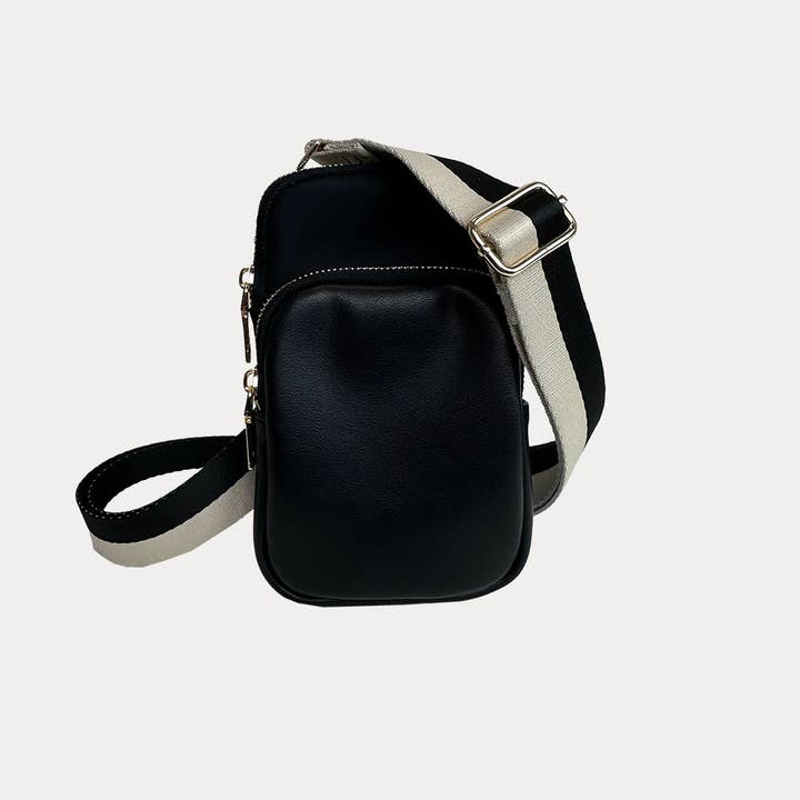 AHDORNED - Wholesale Crossbody Bag - Women's - Janet Nylon & Vegan Crossbody Phone Bag