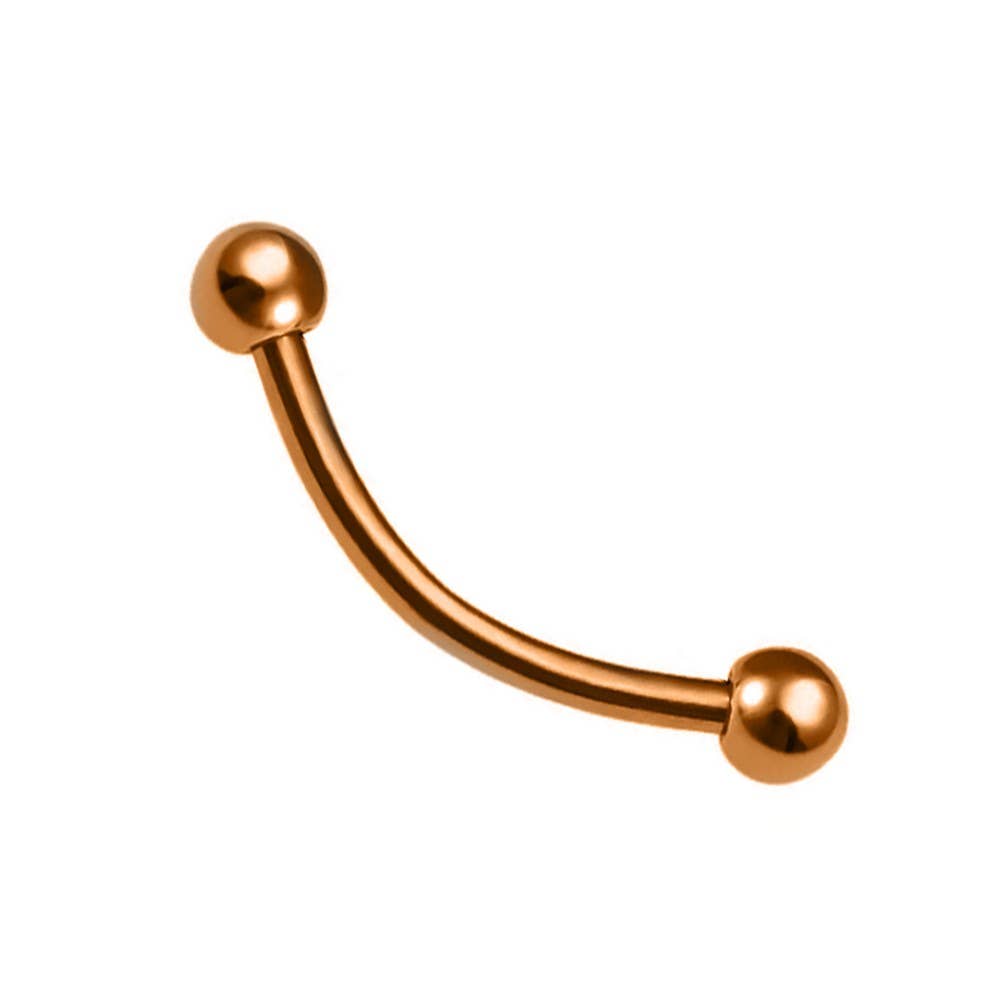 Bodytrend - Wholesale Lip Ring - Eyebrow Piercing,Daith Piercing  18g,16g,14g Curved Barbell4