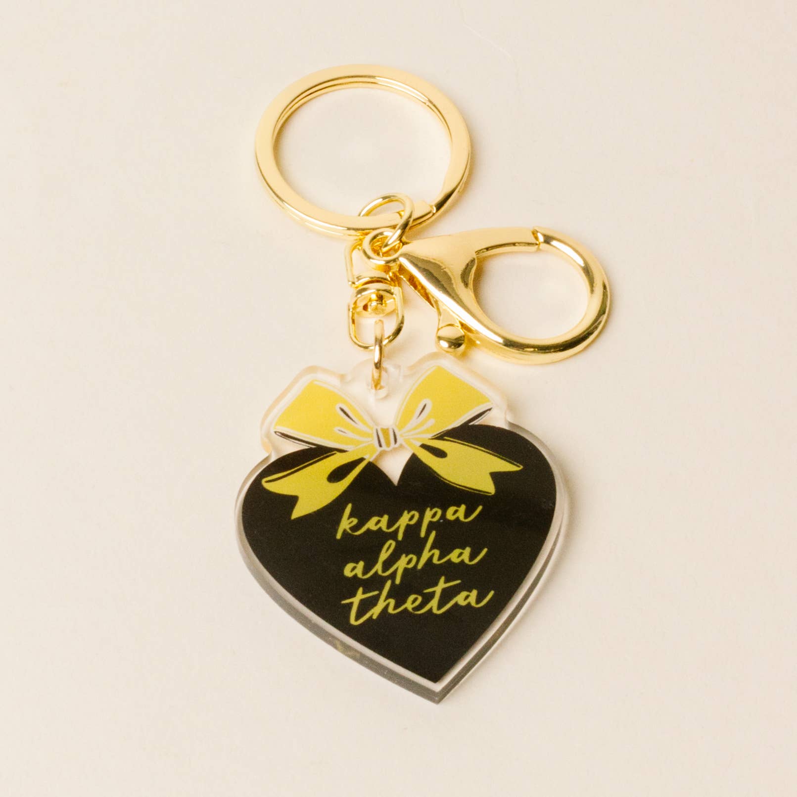 The Darling Effect - Wholesale Keychain - Women's - Sorority Sweetheart Bow Acrylic Keychain - 19 Chapters12