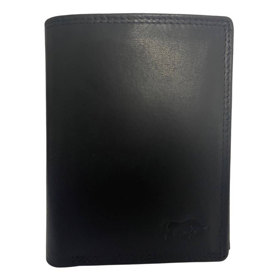 Arrigo - Vente Portefeuille – homme - Portefeuille homme en cuir de buffle - Portefeuille pliant - Protection RFID13