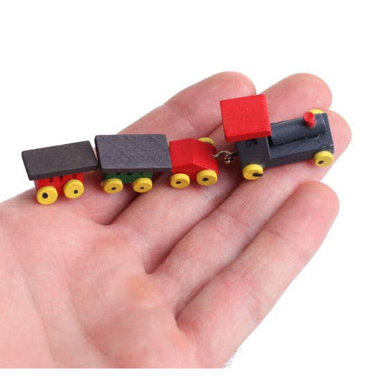 Factory Direct Craft - Wholesale Toy Set - Kids - Miniature Wooden Train Set 3