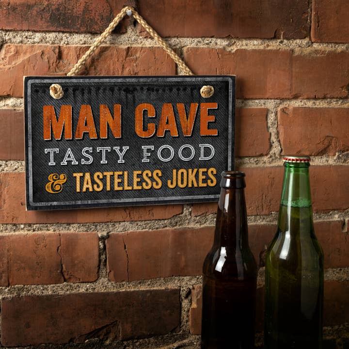Conimar Promotions - Wholesale Sign - "Man Cave" Decorative Hanging Wood Wall Sign4