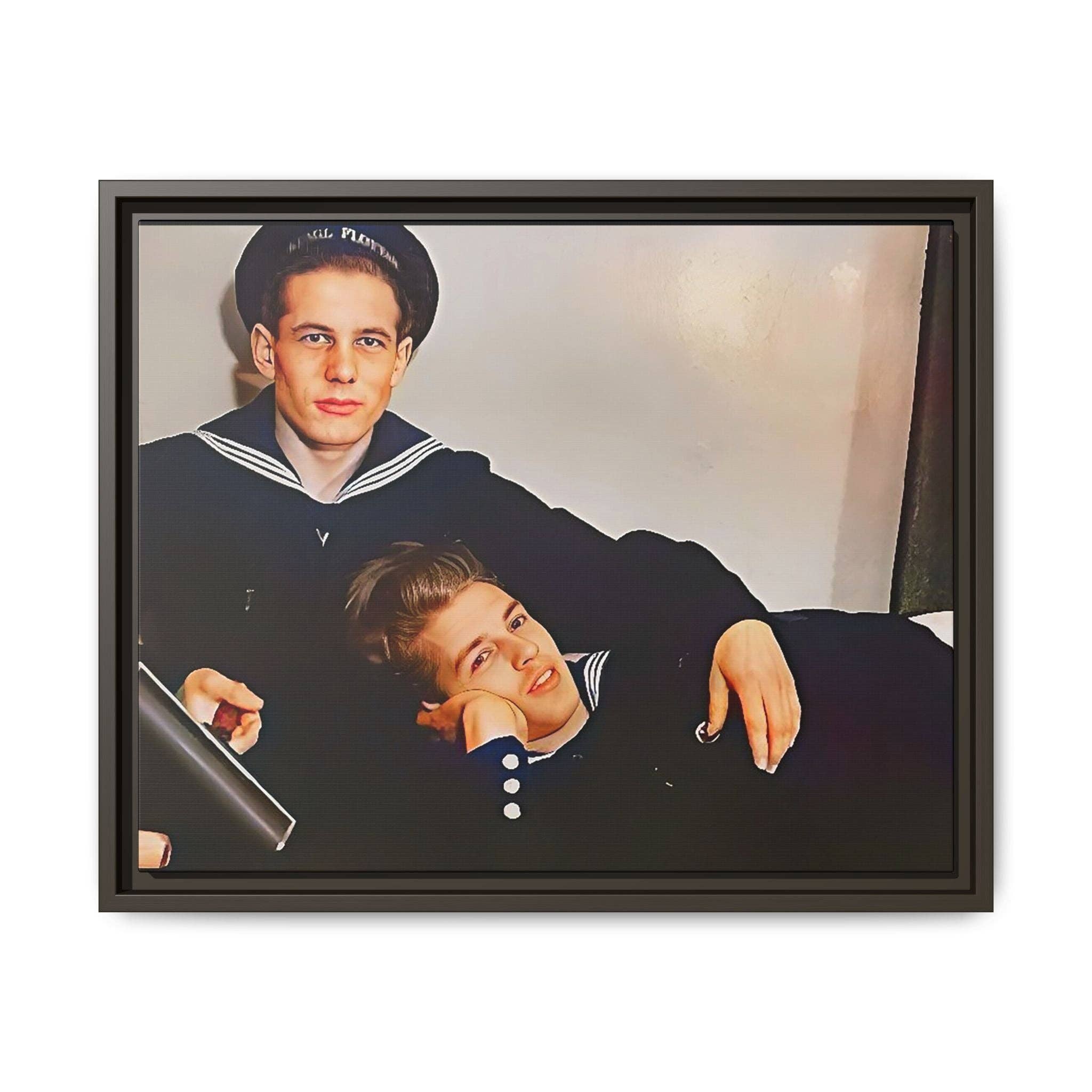 Walt & Pete - Wholesale Photograph - paire 010 | Framed Vintage Photo - Matte Canvas34