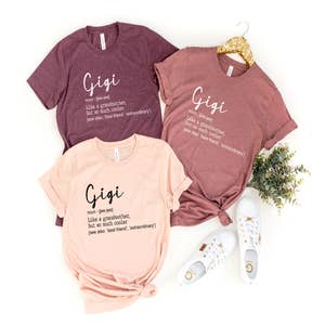 Gigi Definition, Gigi Definition Grandma Birthday' Women's Plus Size  T-Shirt