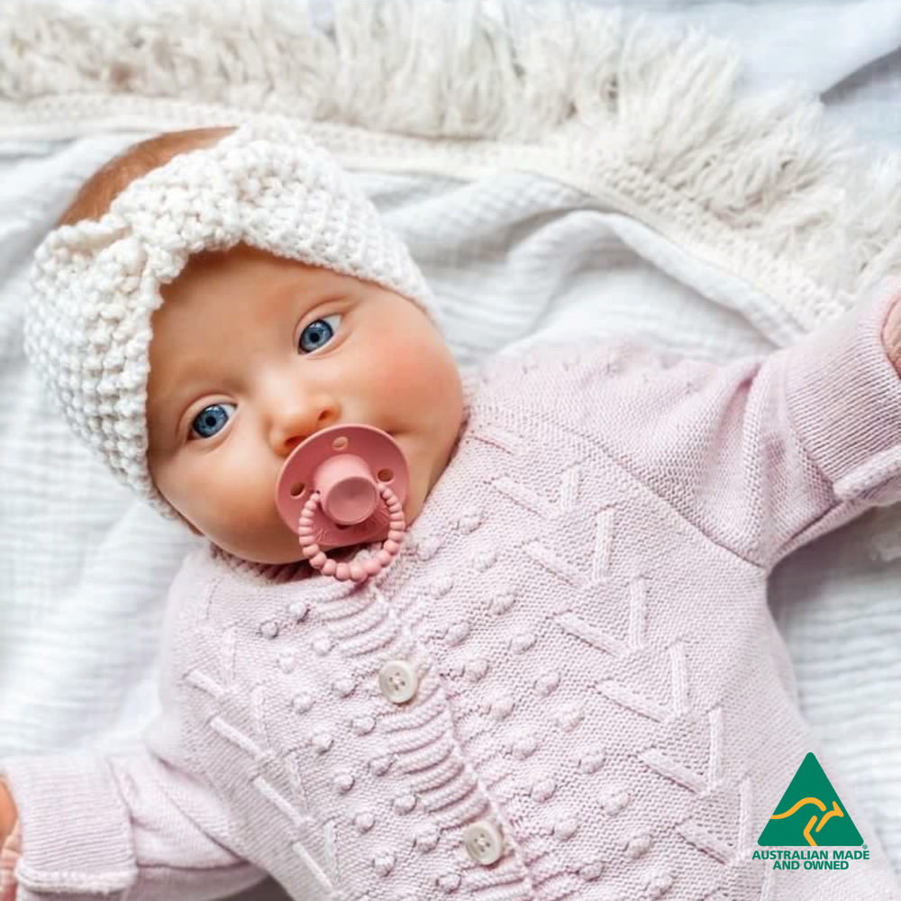 CMC Gold - Wholesale Pacifier - Baby - CMC 'Bubble' Dummies Baby Pink + Lavender2