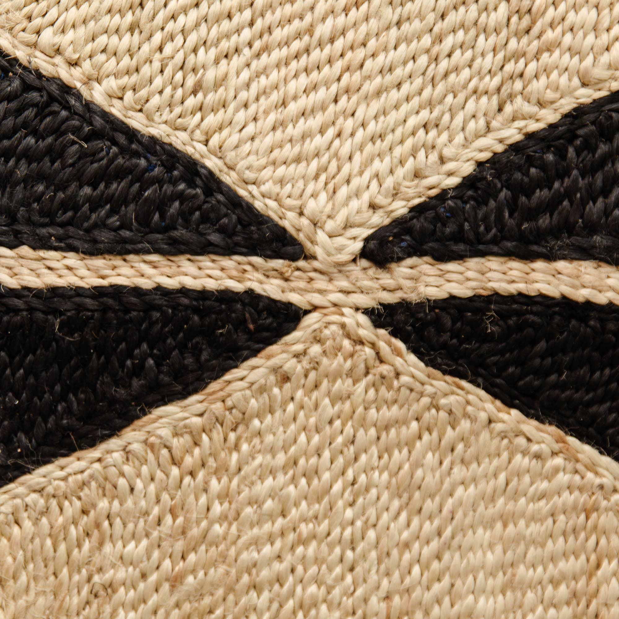 Will & Atlas - Wholesale Runner Rug - Jute 9' Runner, diamond, Charcoal/Natural1