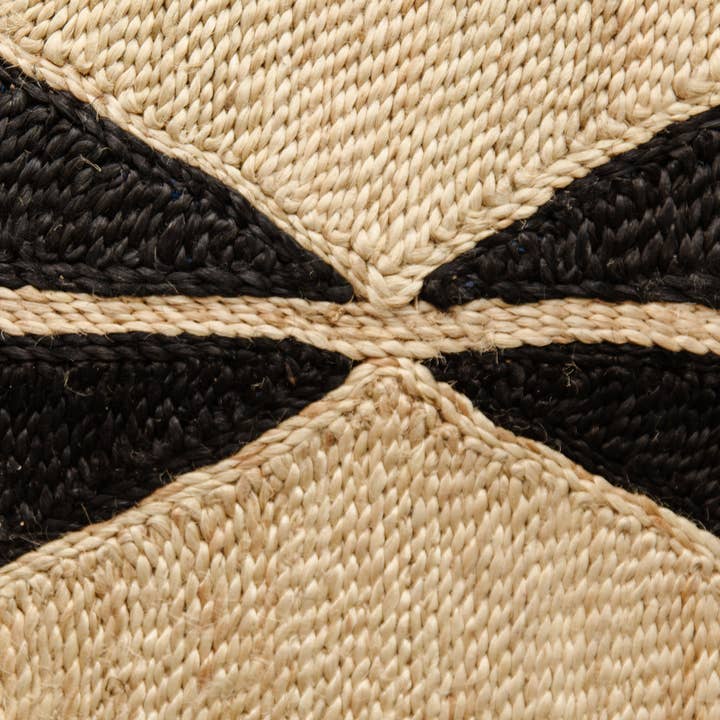 Will & Atlas - Wholesale Runner Rug - Jute 9' Runner, diamond, Charcoal/Natural1