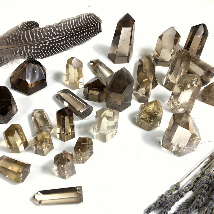 Polished Natural Citrine Crystal Points  (EX-101) and other Purchase Wholesale raw citrine. Free Returns & Net 60 Terms on Faire trending on Faire.