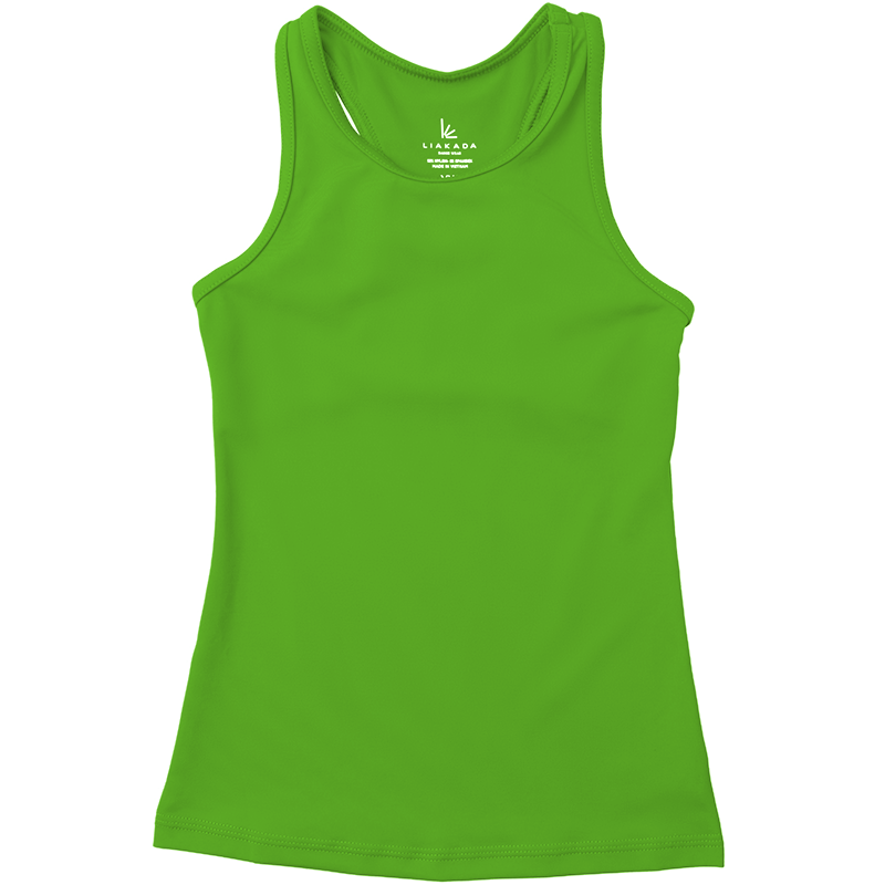 Liakada Dancewear – caveada - Crianças por atacado – Camisota Racerback para Menina5