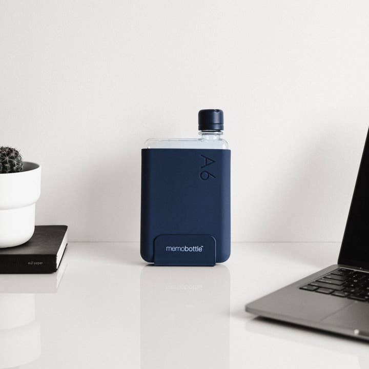 memobottle - Wholesale Water Bottle - A6 memobottle (Original) - Midnight Blue1