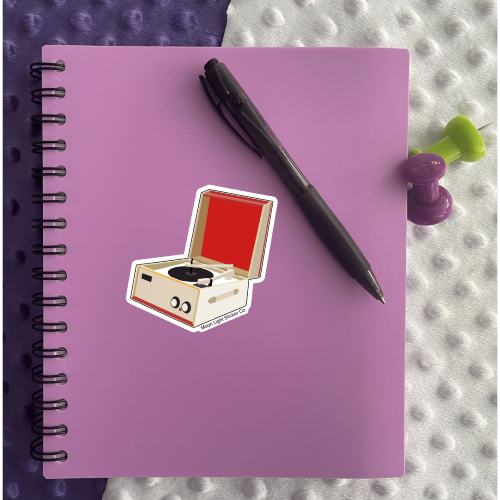 Moon Light Sticker Co - Wholesale Sticker - Record Player Sticker3