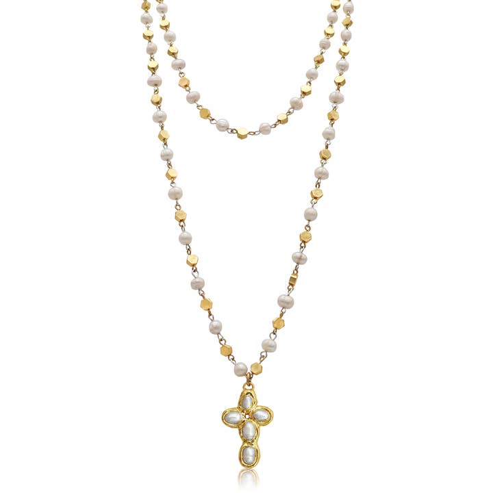 Mermaid Rosary Necklace - Summer Jewelry for wholesale by KARINE SULTAN