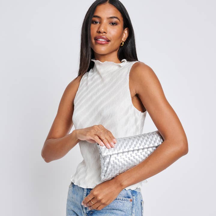 Moda Luxe - Wholesale Clutch Bag - Women's - Priscilla Woven Clutch