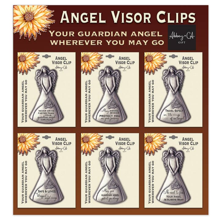Angel Visor Clip Display Unit for wholesale by Abbey + CA Gift
