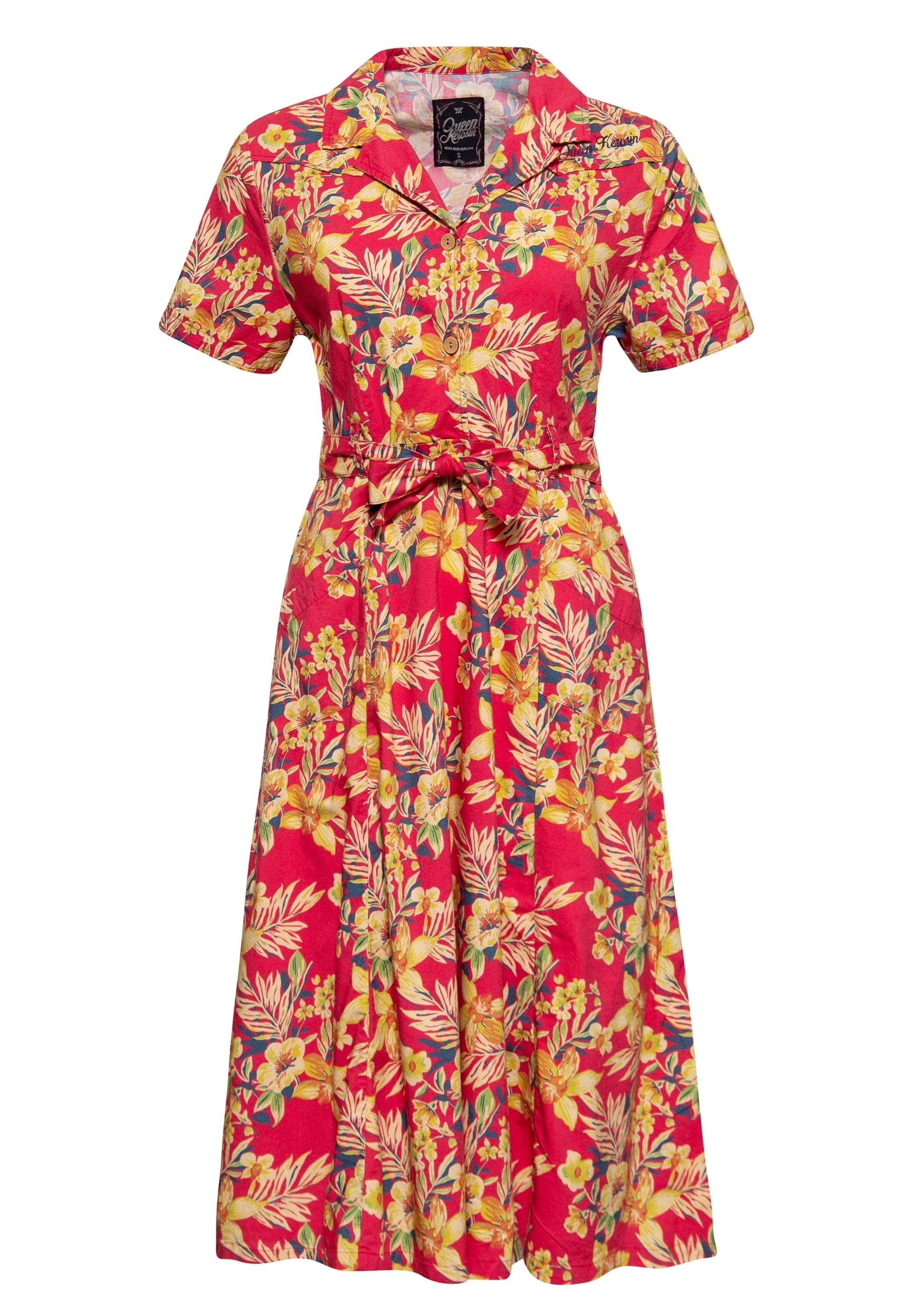 Hawaii Red Swing Dress for wholesale on Faire0
