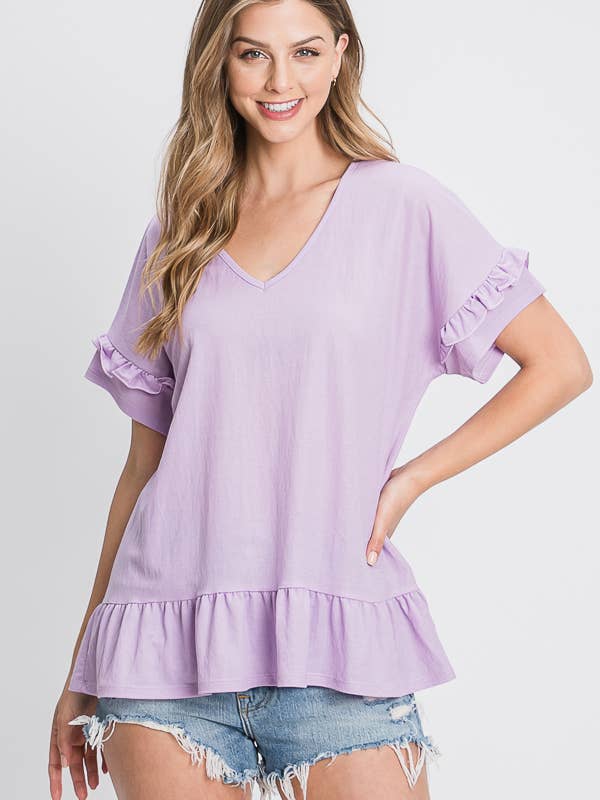 TOP MIT SCHMETTERLINGSÄRMELN für den Großhandel von Tres Bien, Inc