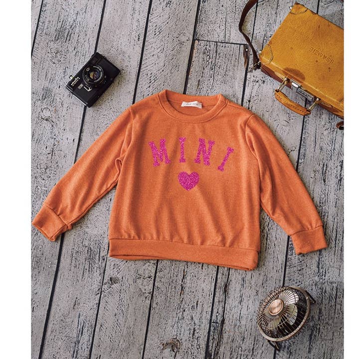 Zacht sweatshirt met mini-glitterprint voor kinderen voor wholesale door Phil Love