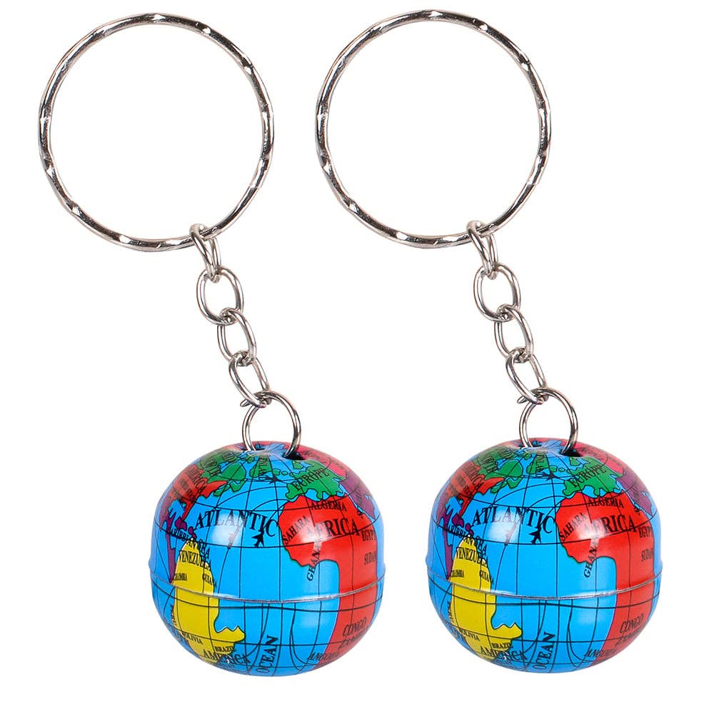 La Luna Bella - Toys - Venta al por mayor Llavero - Niños - Llavero GLOBE KEYCHAIN LLB de 1 pulgada0