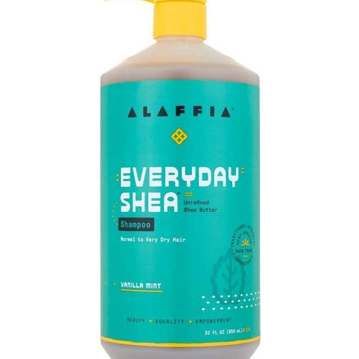 Alaffia - Wholesale Hair Shampoo - EveryDay Shea Shampoo - Vanilla Mint