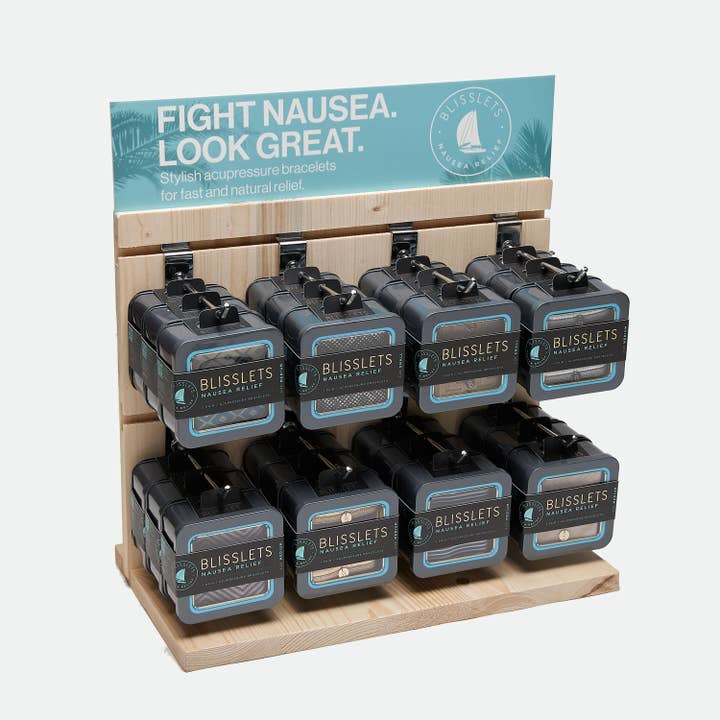 Blisslets - Wholesale Retailer Display - Jewelry - Hand-Crafted Wooden POP Display1