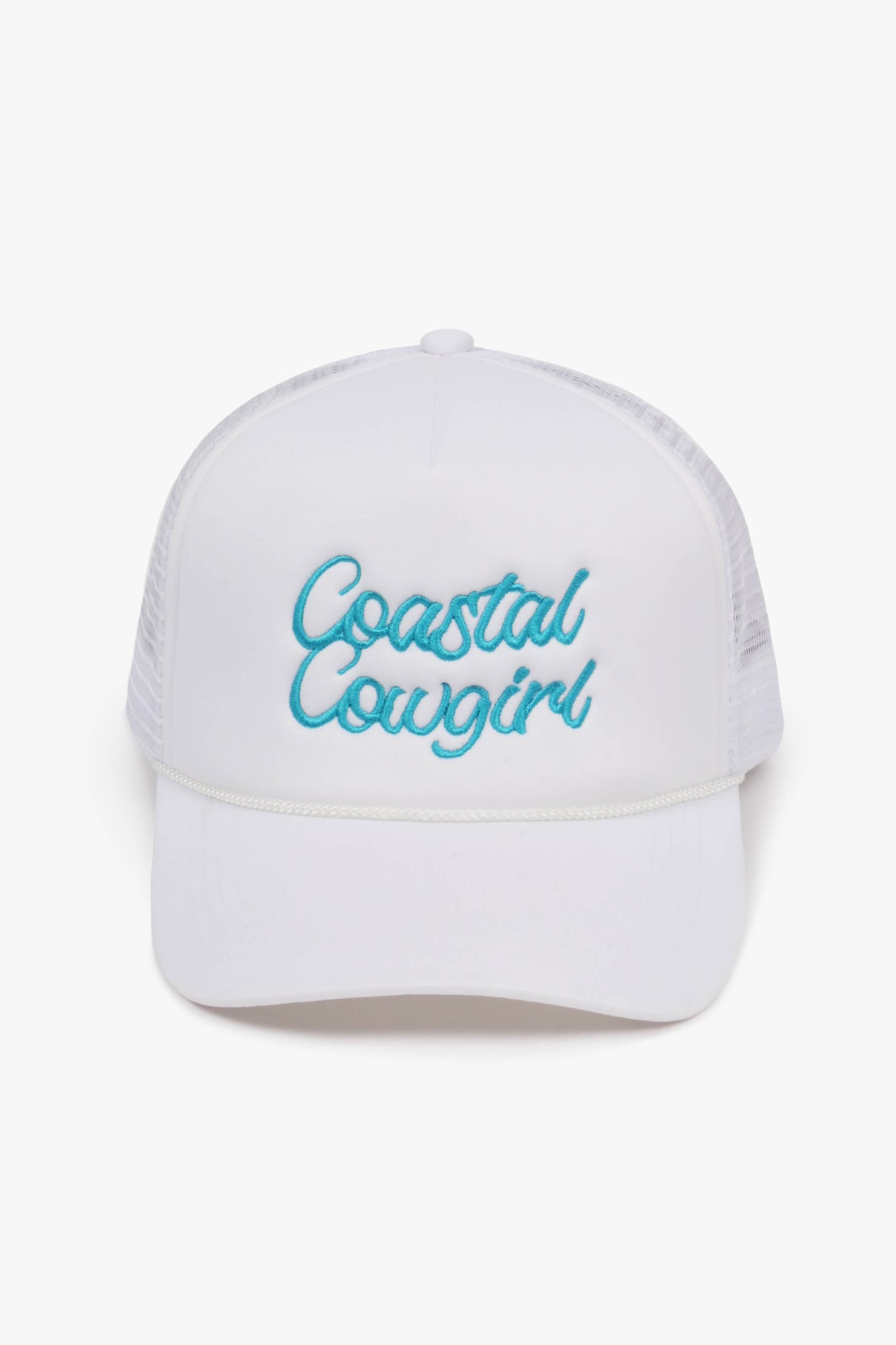 David And Young - Wholesale Trucker Hat - Women's - WESTERN Coastal Cowgirl Embroidery Mesh Back Trucker0