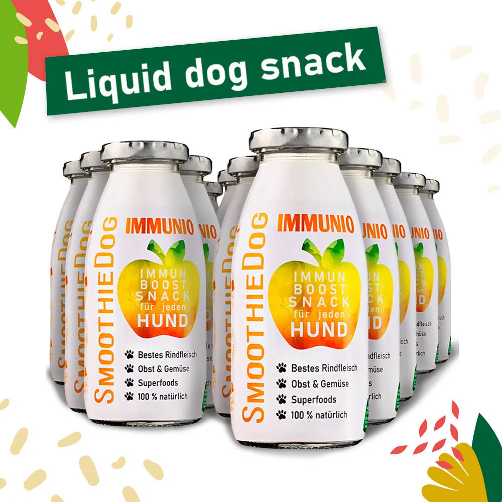 SmoothieDog - Wholesale Pet Food - Dog - 
Dog Smoothie Immunio Natural Dog Snack Sugar Free1