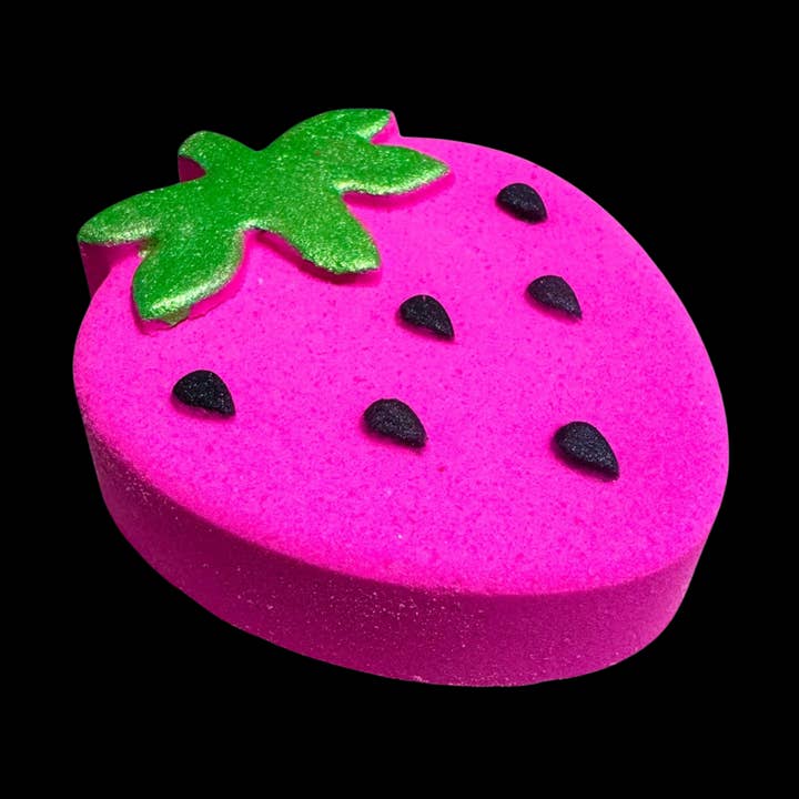Strawberry Bath Bomb for wholesale by Phoenix Bath and Body