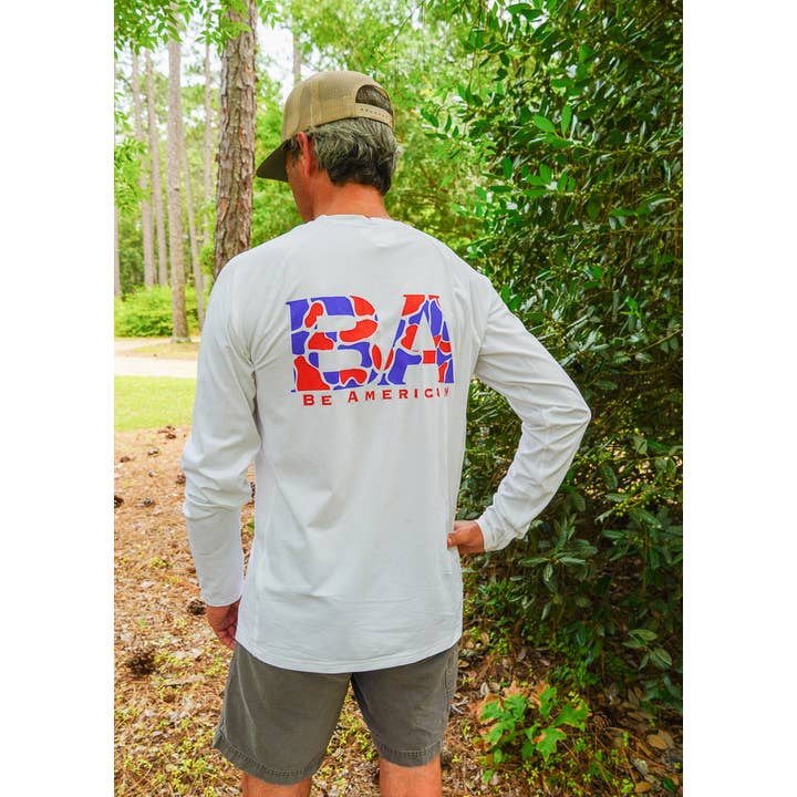 Camisa de Sol com Padrão por atacado de Be American Shop