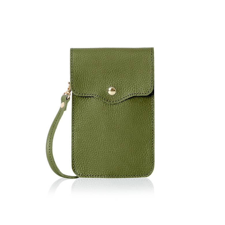 MONTTE DI JINNE – wholesale Phone wallet – women's – Italian Handmade Genuine Leather Phone Bag16