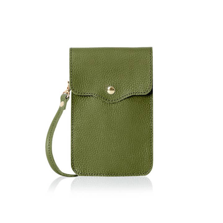 MONTTE DI JINNE – wholesale Phone wallet – women's – Italian Handmade Genuine Leather Phone Bag16