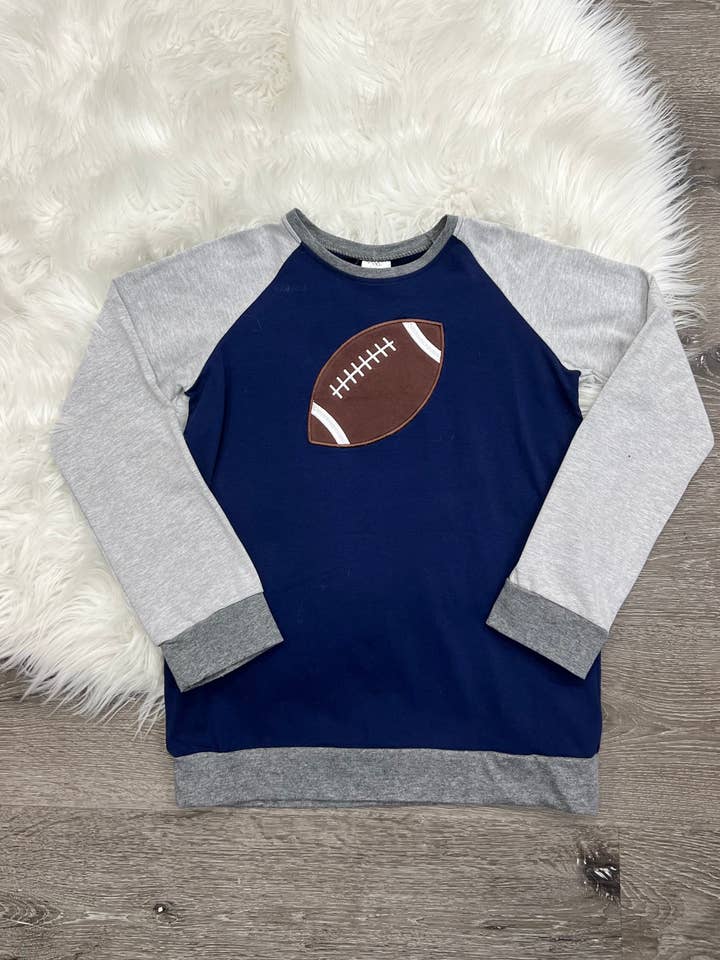 Fall Football Sweatshirt for wholesale by Two Cute Boutique LLC