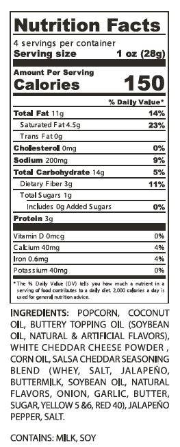 Deanan Gourmet Popcorn - Wholesale Popcorn - Texas Heat Popcorn - 15 count Shareable Size1