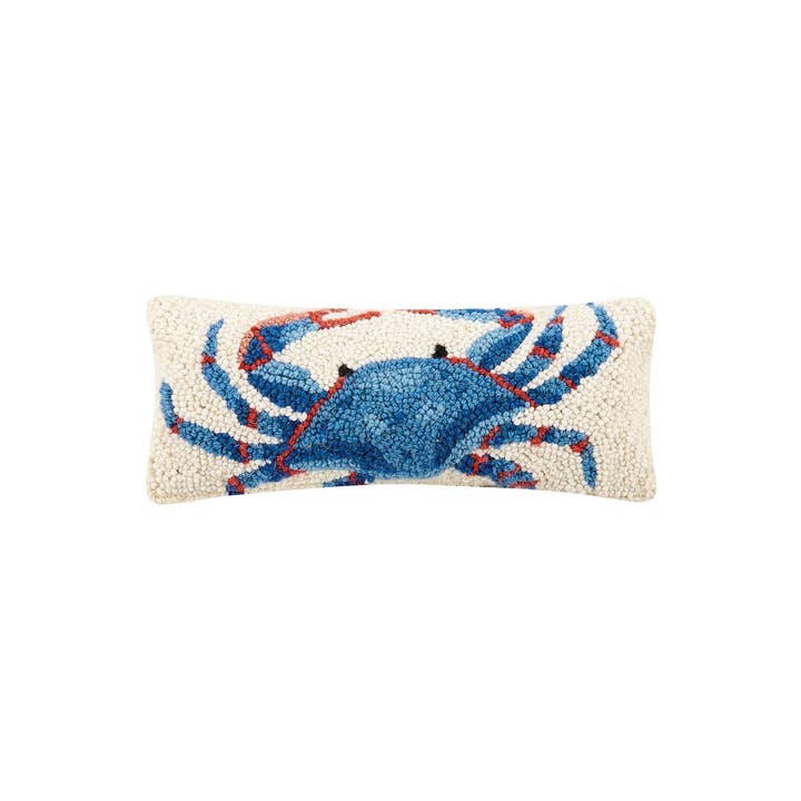 Peking Handicraft - Wholesale Throw/Decorative Pillow - Blue Crab Hook Pillow