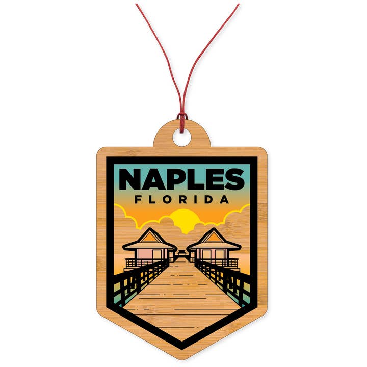 Ornament - Naples Florida for wholesale by Morris Magnets
