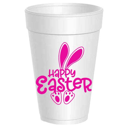 Happy Easter Bunny Ears and Feet - 10 pack for wholesale by Sassy Cups