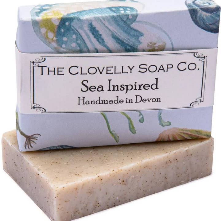 Sea Inspired Soap with Tea Tree, Eucalyptus & Mint for wholesale by The Clovelly Soap Company