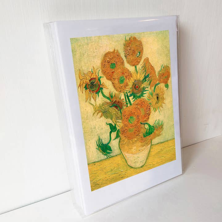 Go To Design - Wholesale Art Print - Fine art print Sunflowers Van Gogh unframed wall art1