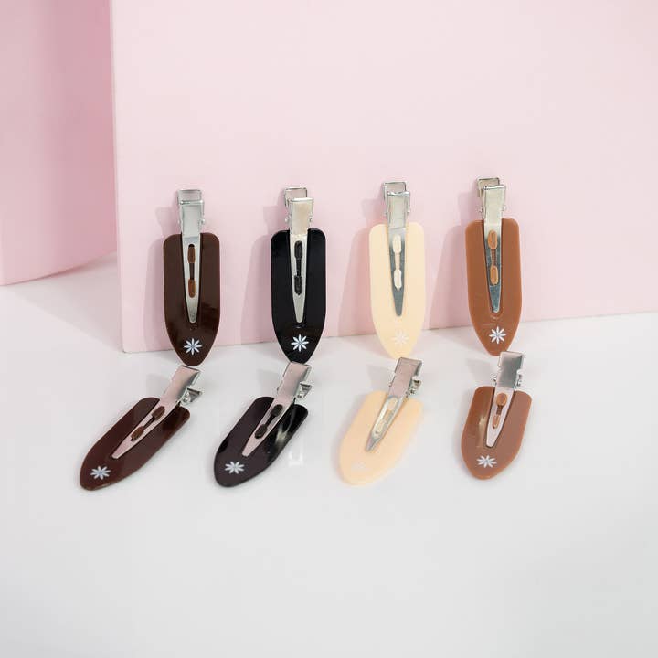 Soinvogue – Clips para cabelo - Mulher por atacado – Clipes de cabelo Nude Sem Vinco Brushworks (Pack de 8)2